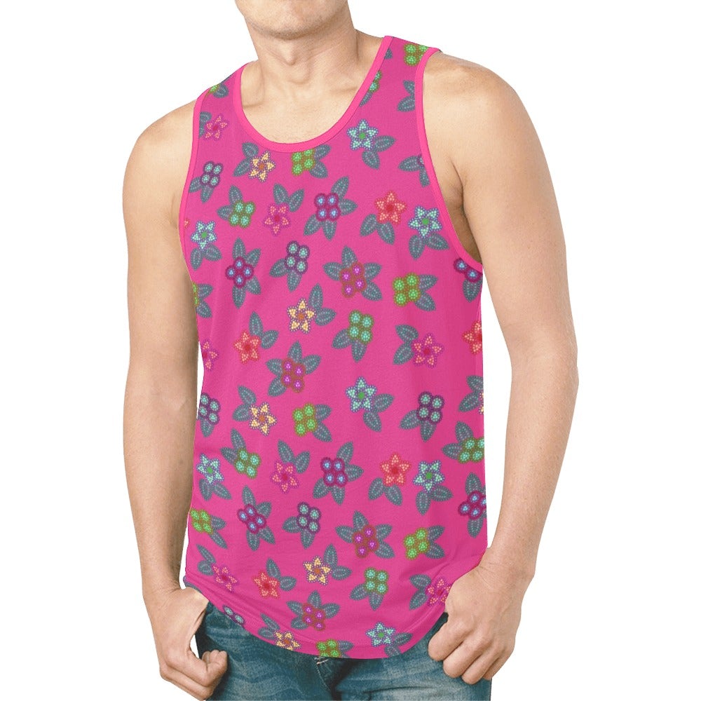 Berry Flowers New All Over Print Tank Top for Men (Model T46) New All Over Print Tank Top for Men (T46) e-joyer