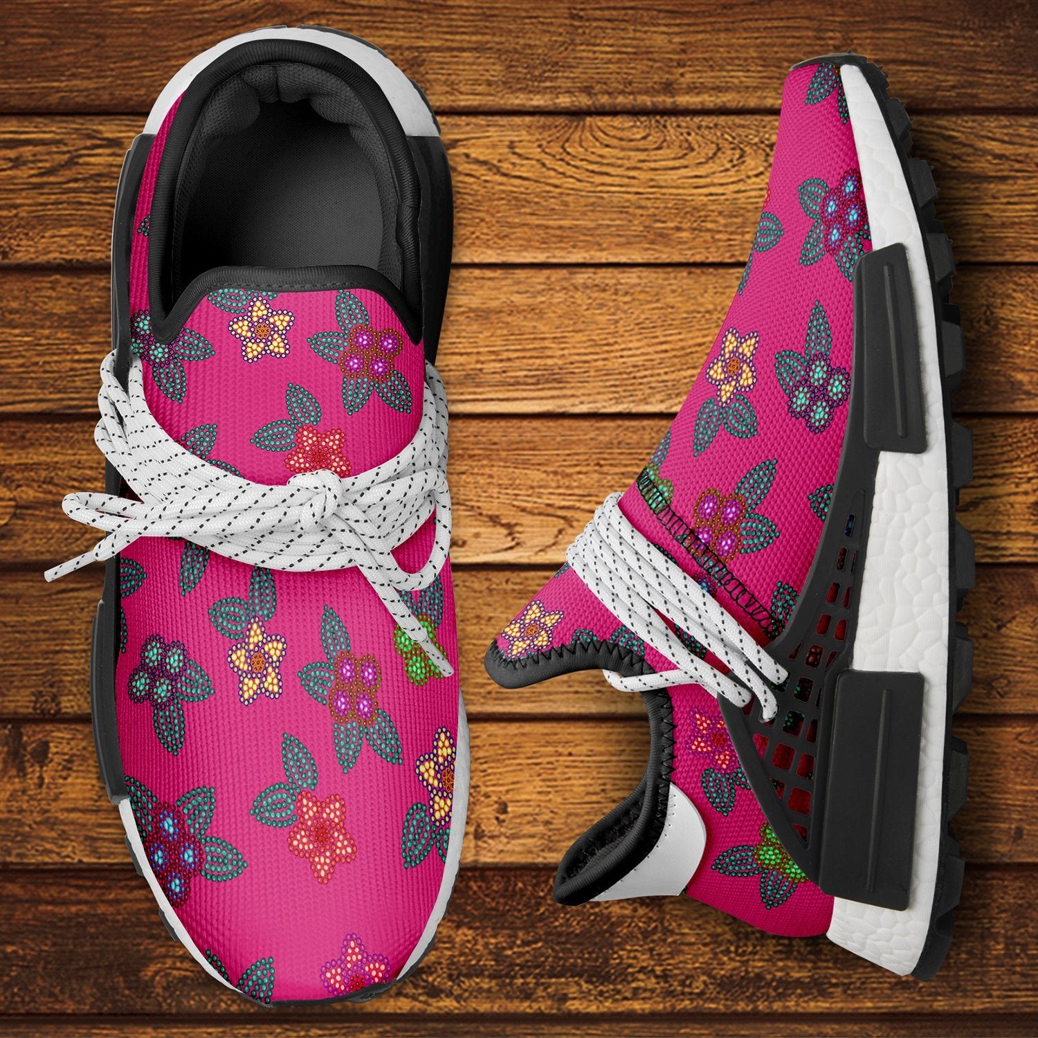 Berry Flowers Okaki Sneakers Shoes Herman