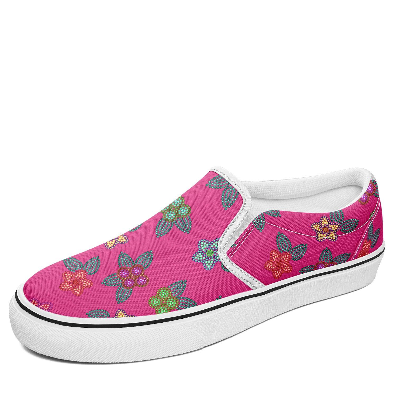 Berry Flowers Otoyimm Kid's Canvas Slip On Shoes otoyimm Herman