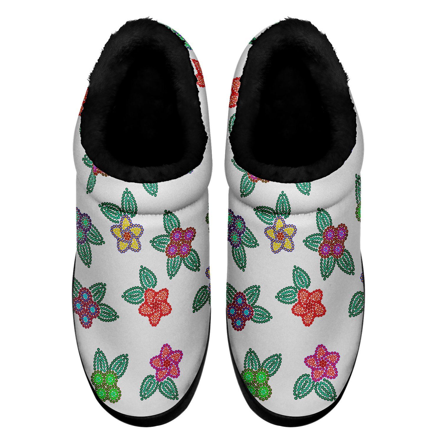 Berry Flowers White Ikinnii Indoor Slipper 49 Dzine