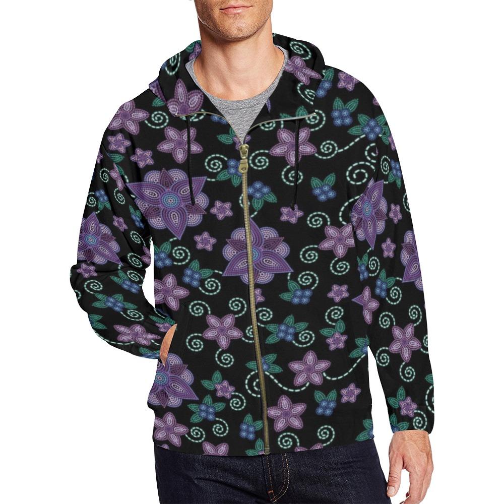 Berry Picking All Over Print Full Zip Hoodie for Men (Model H14) All Over Print Full Zip Hoodie for Men (H14) e-joyer