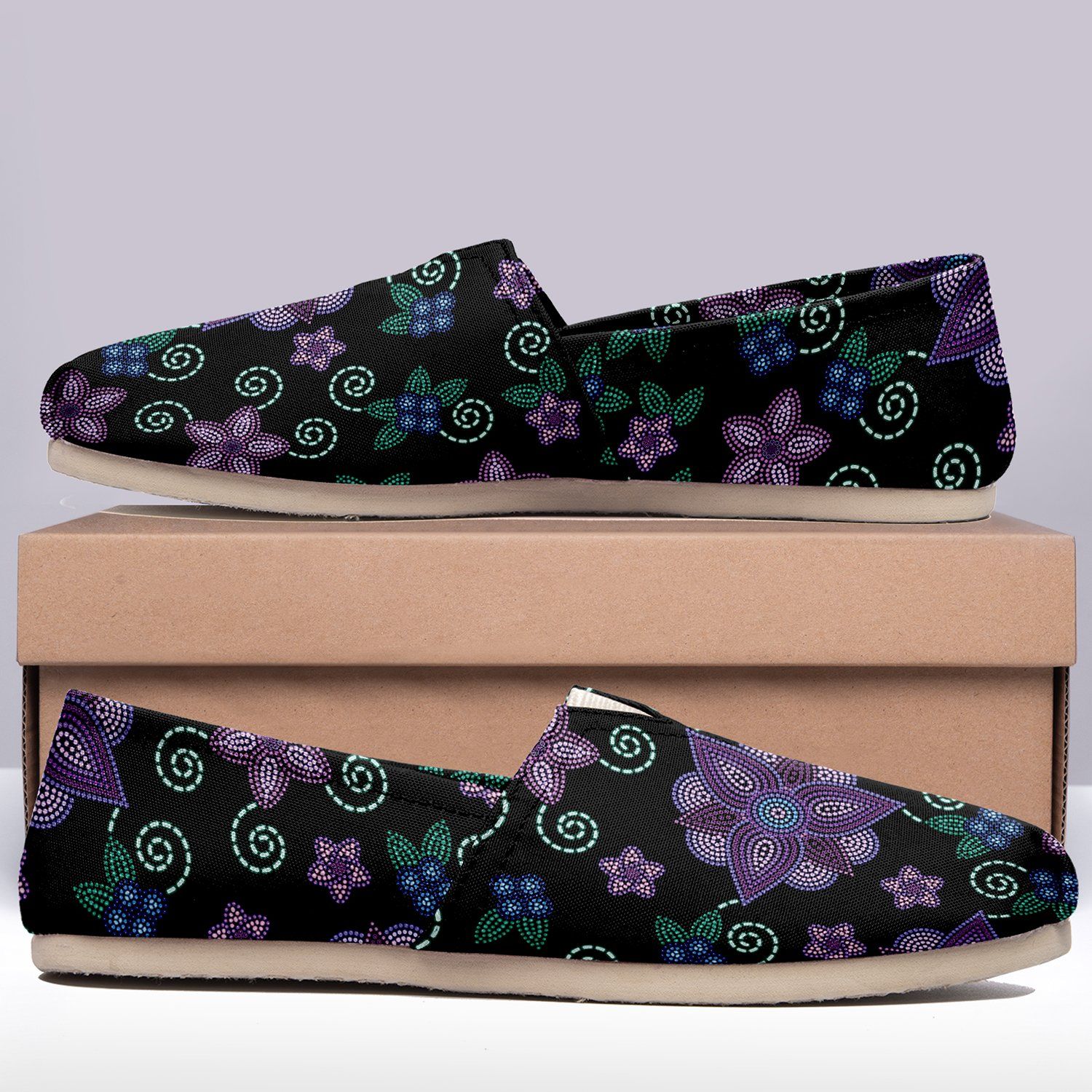 Berry Picking Casual Unisex Slip On Shoe Herman