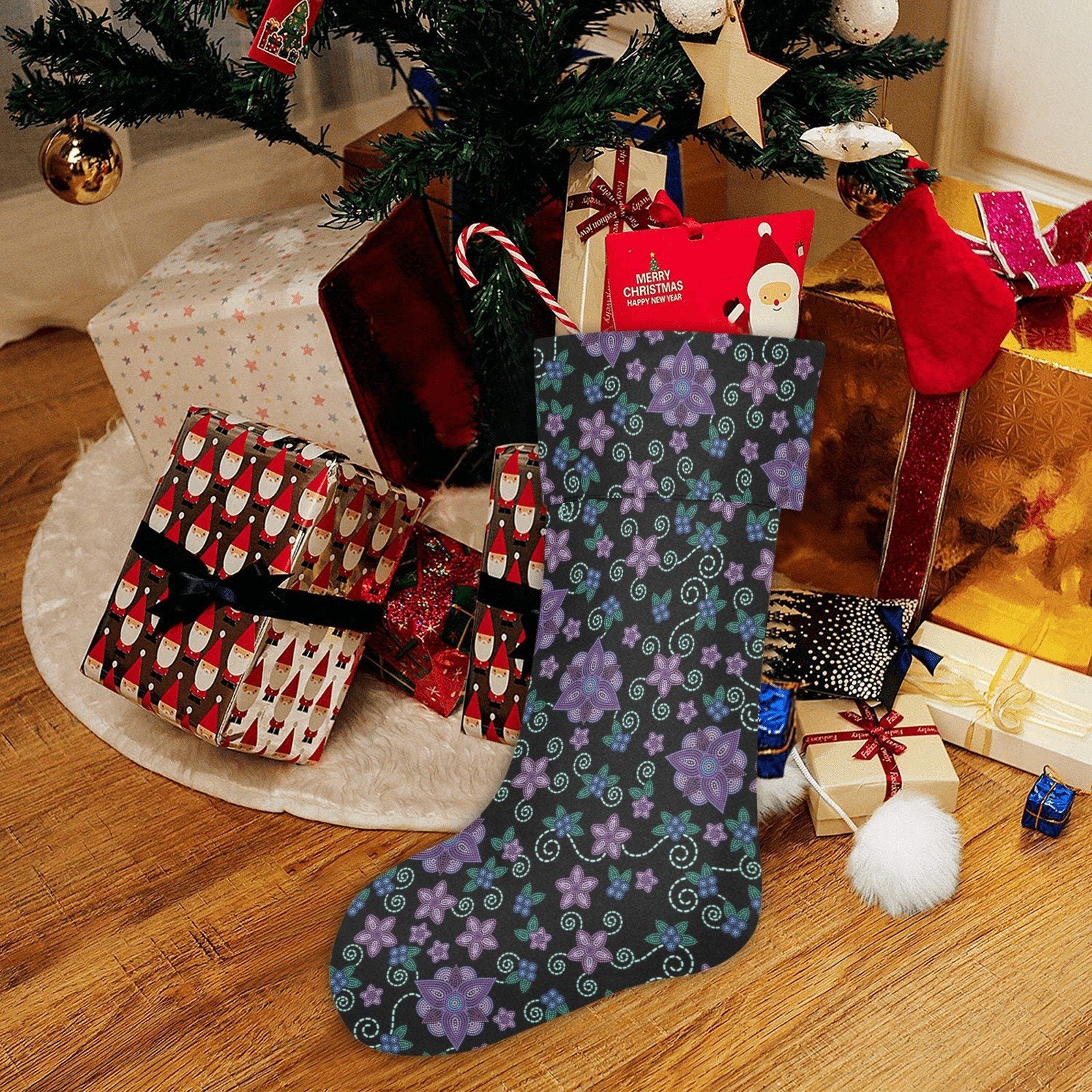 Berry Picking Christmas Stocking holiday stocking e-joyer