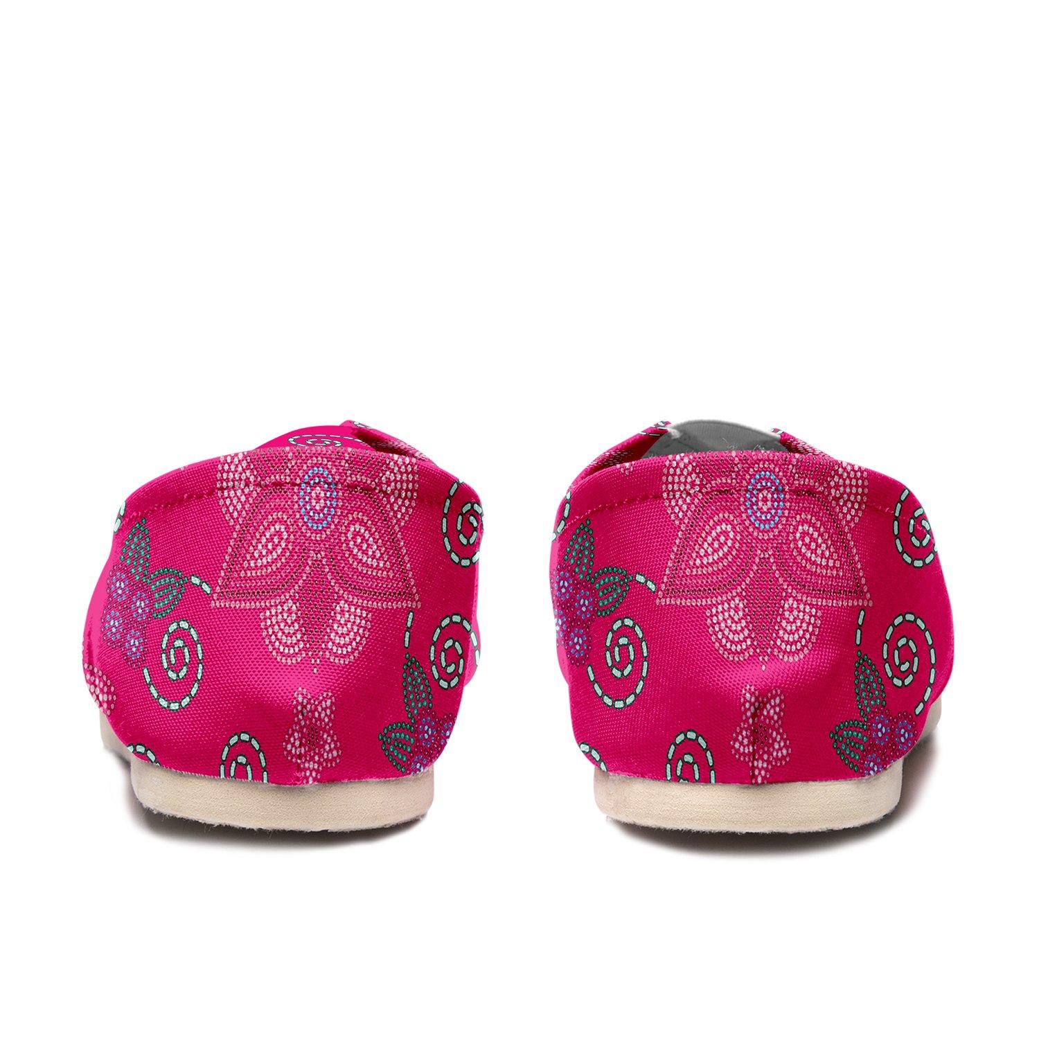 Berry Picking Pink Casual Unisex Slip On Shoe Herman