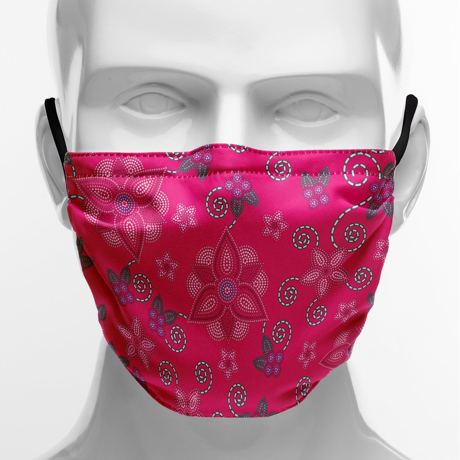 Berry Picking Pink Face Cover Herman