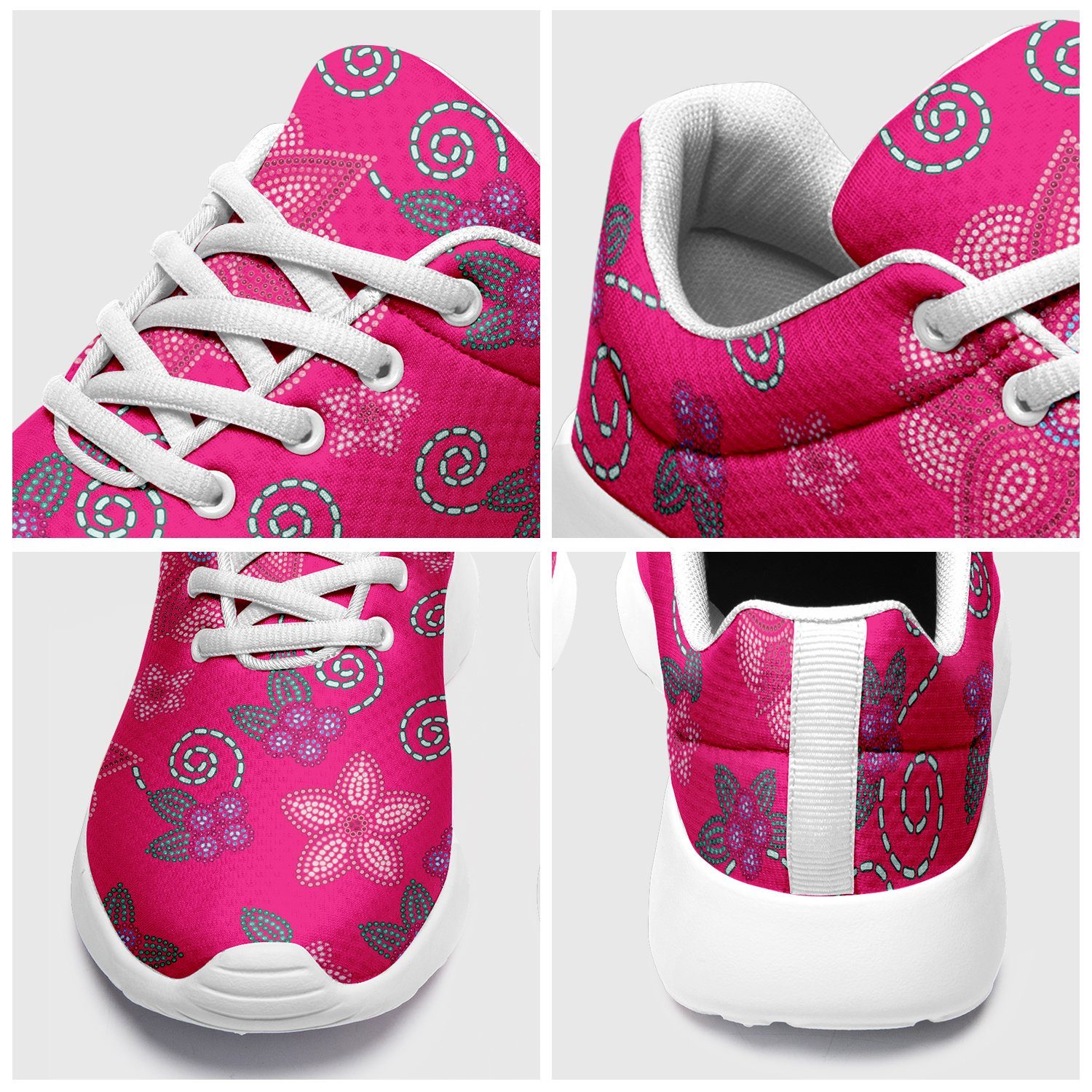 Berry Picking Pink Ikkaayi Sport Sneakers ikkaayi Herman