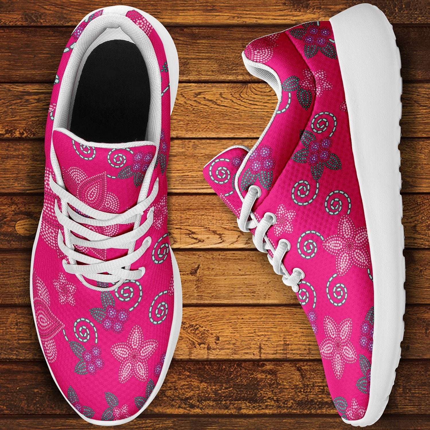 Berry Picking Pink Ikkaayi Sport Sneakers ikkaayi Herman