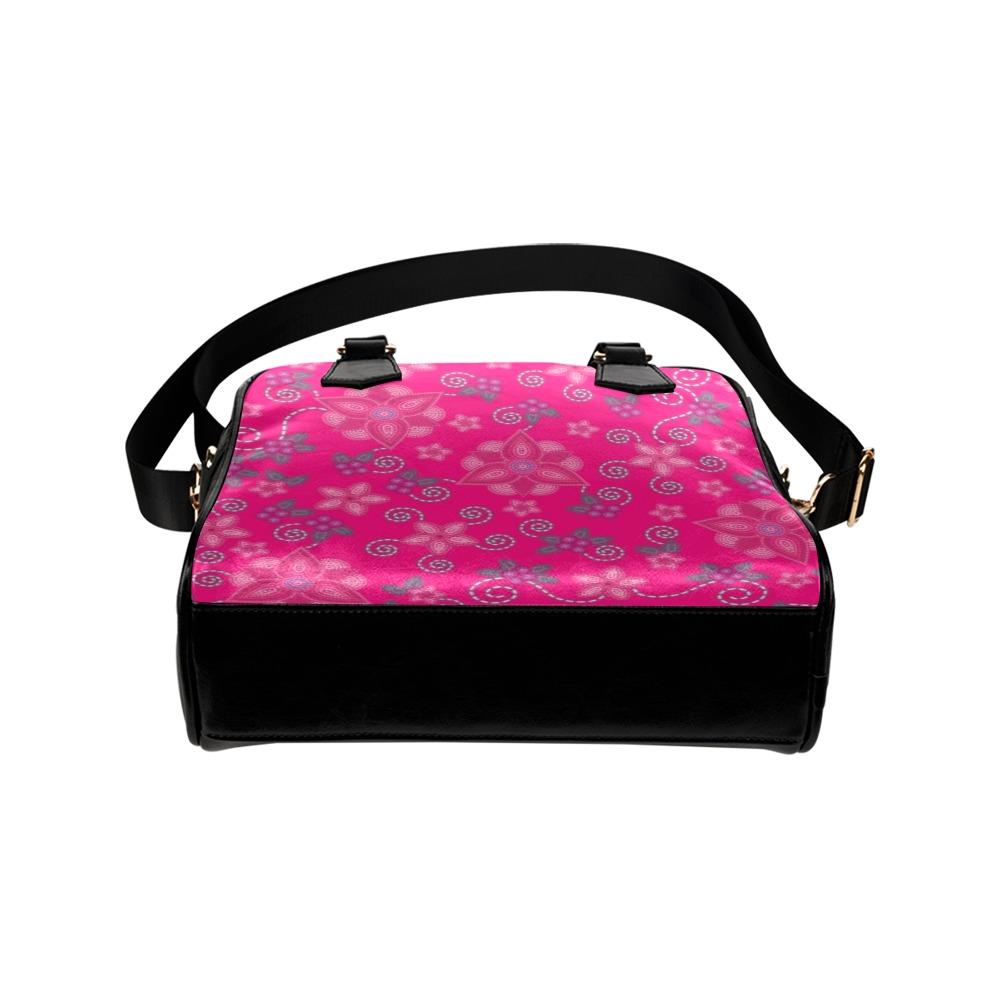 Berry Picking Pink Shoulder Handbag (Model 1634) Shoulder Handbags (1634) e-joyer