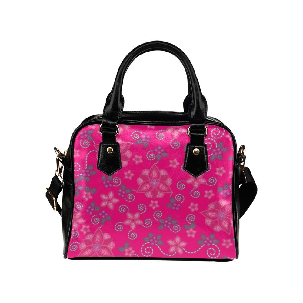 Berry Picking Pink Shoulder Handbag (Model 1634) Shoulder Handbags (1634) e-joyer