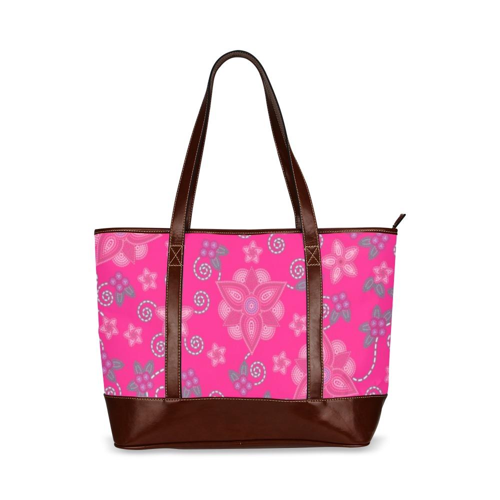 Berry Picking Pink Tote Handbag (Model 1642) handbag e-joyer