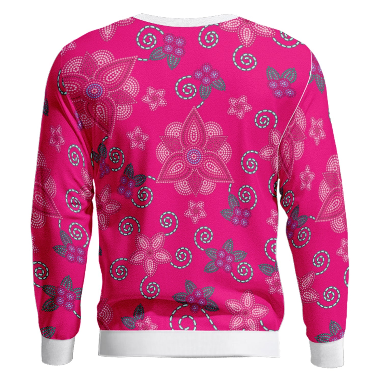 Berry Picking Pink Unisex Crewneck Long Sleeve Top Top Herman