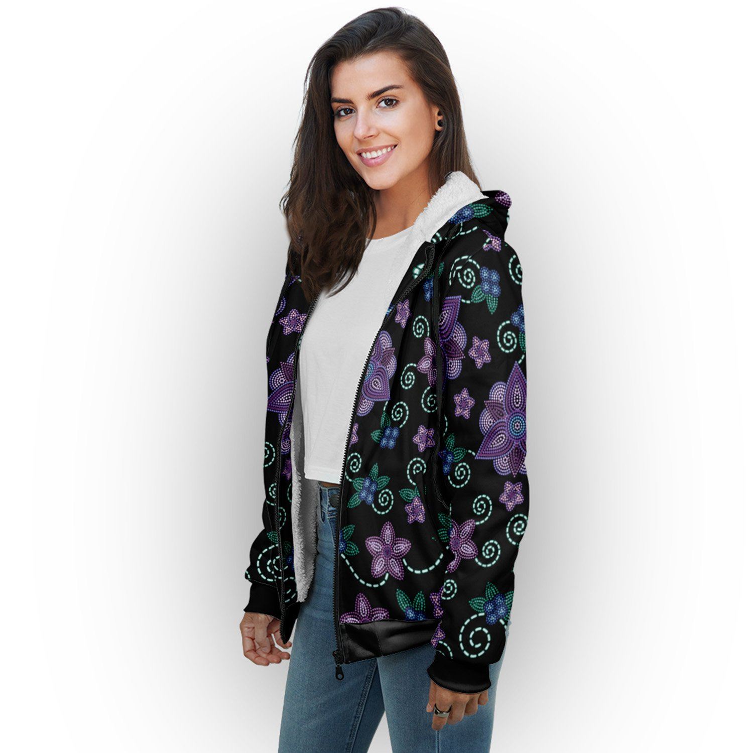 Berry Picking Sherpa Hoodie hoodie Herman