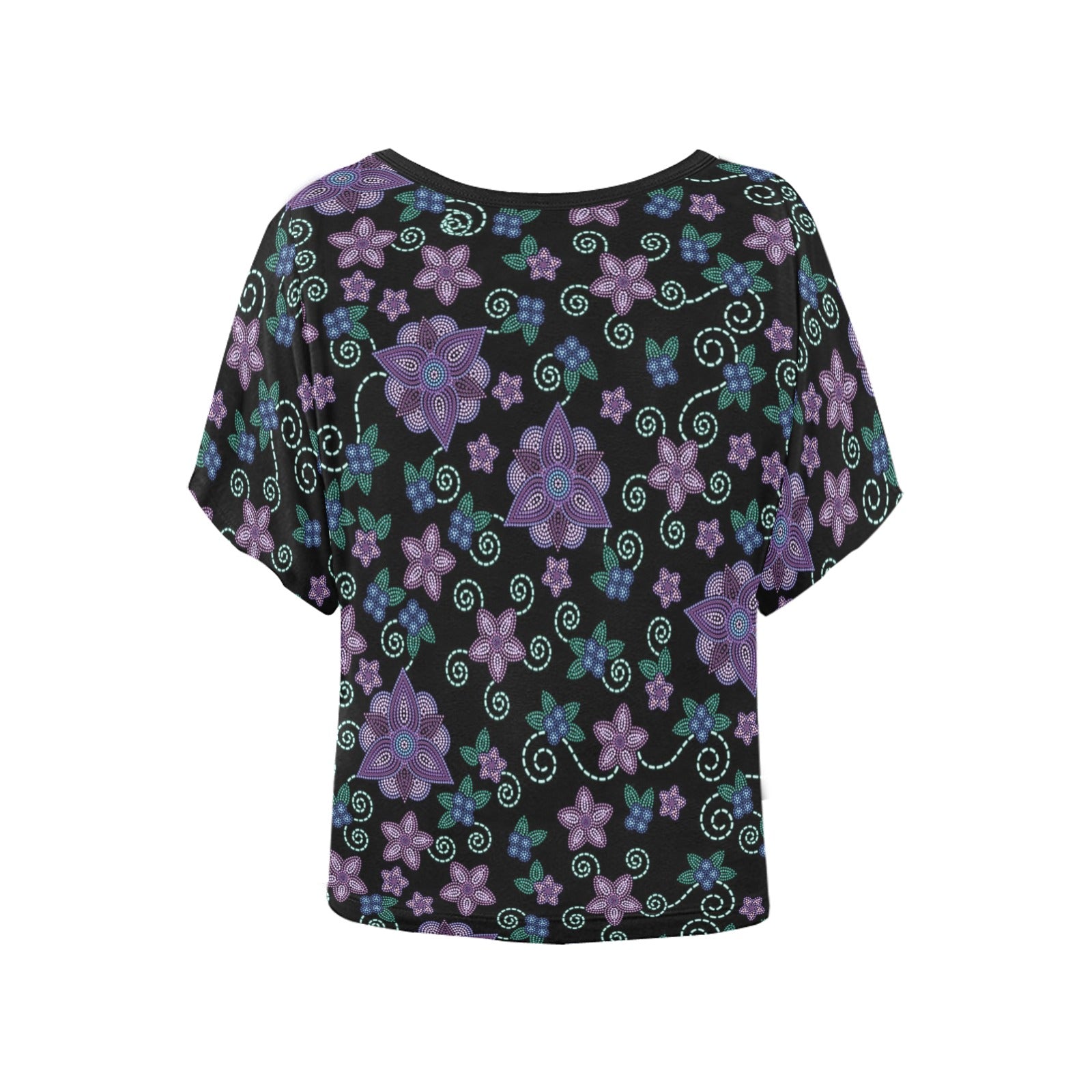 Berry Picking Women's Batwing-Sleeved Blouse T shirt (Model T44) Women's Batwing-Sleeved Blouse T shirt (T44) e-joyer