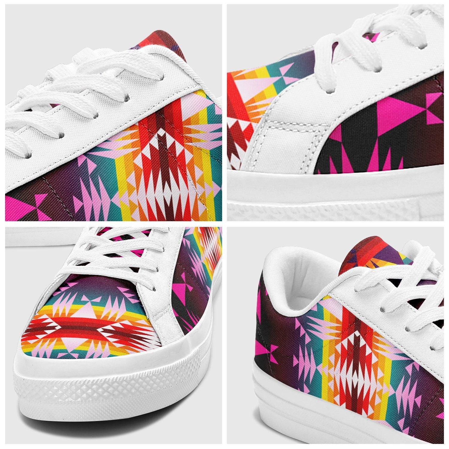 Between the Appalachian Mountains Aapisi Low Top Canvas Shoes White Sole aapisi Herman