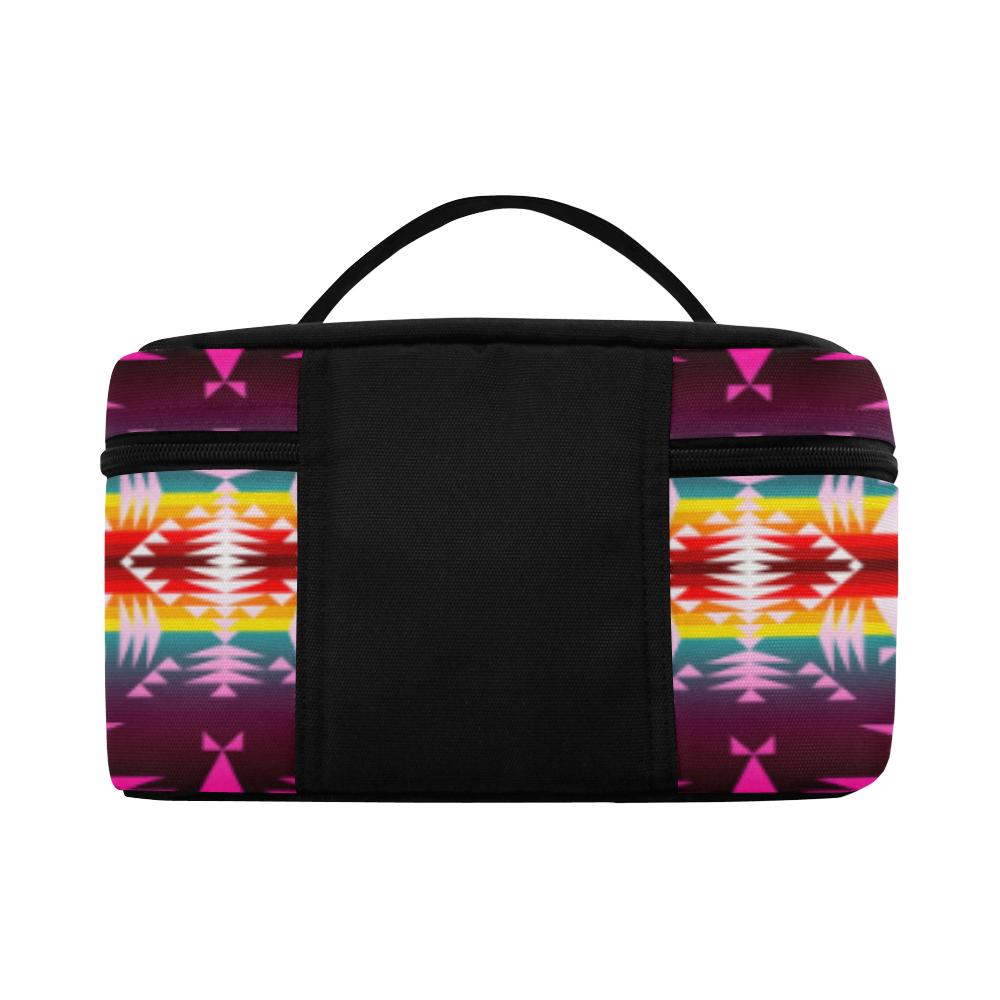 Between the Appalachian Mountains Cosmetic Bag/Large (Model 1658) Cosmetic Bag e-joyer