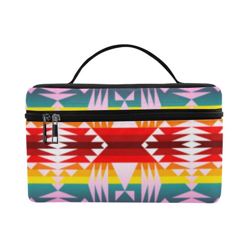 Between the Appalachian Mountains Cosmetic Bag/Large (Model 1658) Cosmetic Bag e-joyer