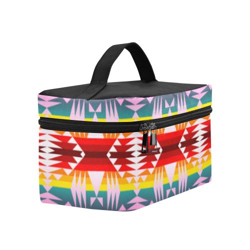 Between the Appalachian Mountains Cosmetic Bag/Large (Model 1658) Cosmetic Bag e-joyer