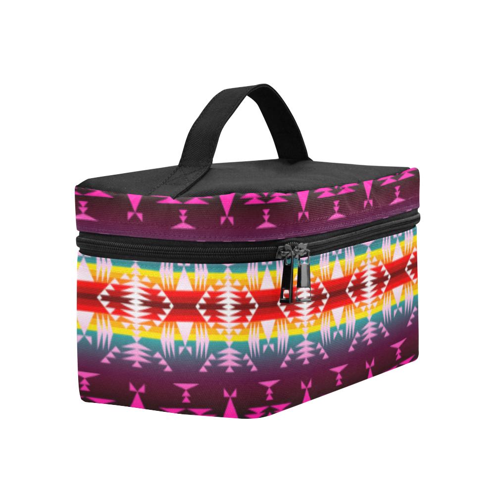 Between the Appalachian Mountains Cosmetic Bag/Large (Model 1658) Cosmetic Bag e-joyer