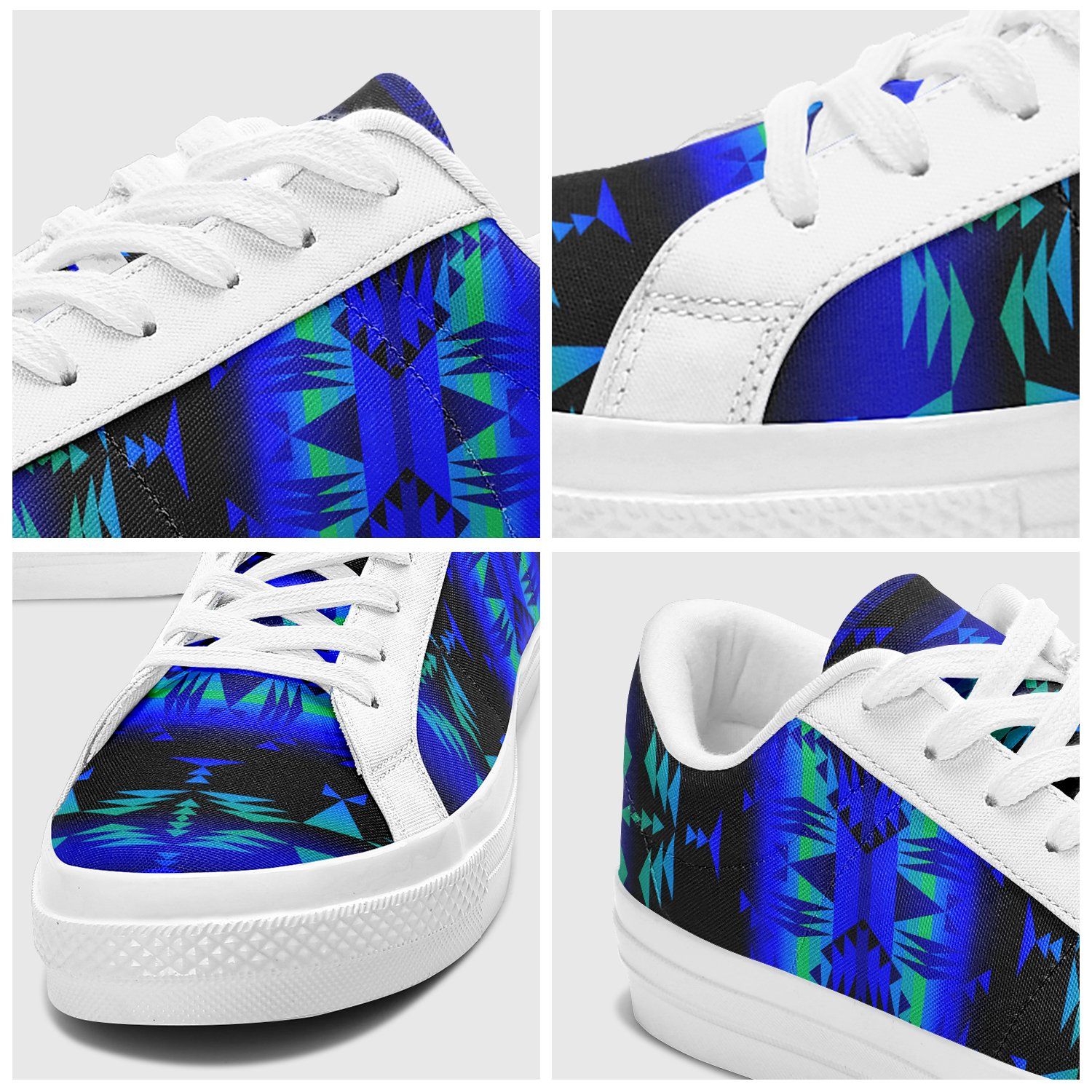 Between the Blue Ridge Mountains Aapisi Low Top Canvas Shoes White Sole 49 Dzine