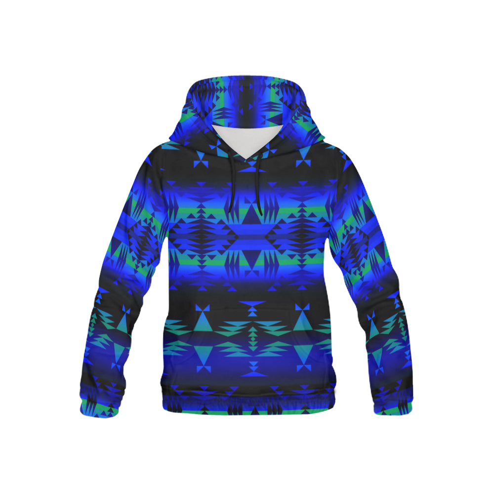 Between the Blue Ridge Mountains All Over Print Hoodie for Kid (USA Size) (Model H13) All Over Print Hoodie for Kid (H13) e-joyer