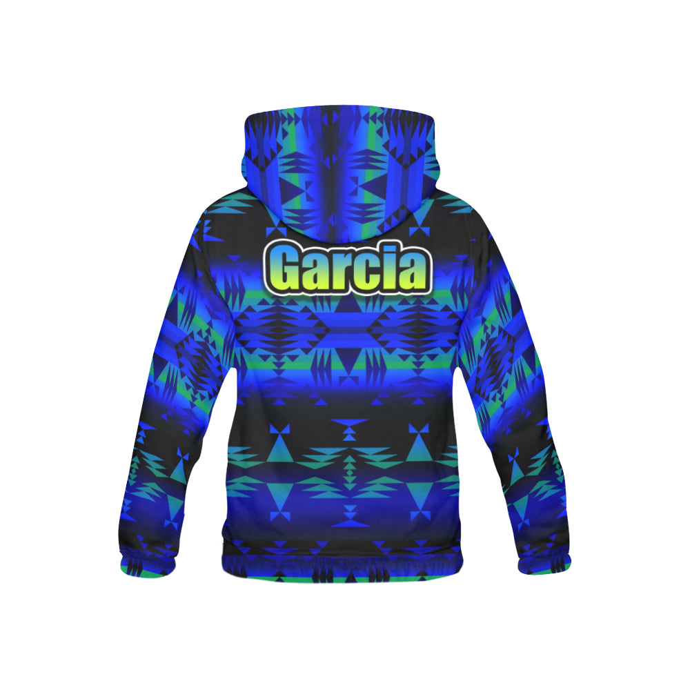 Between the Blue Ridge Mountains All Over Print Hoodie for Kid (USA Size) (Model H13) All Over Print Hoodie for Kid (H13) e-joyer