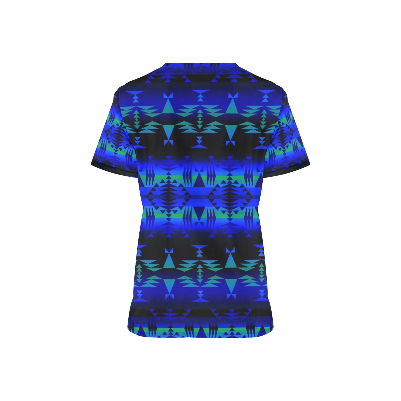Between the Blue Ridge Mountains All Over Print Scrub Top Scrub Top e-joyer