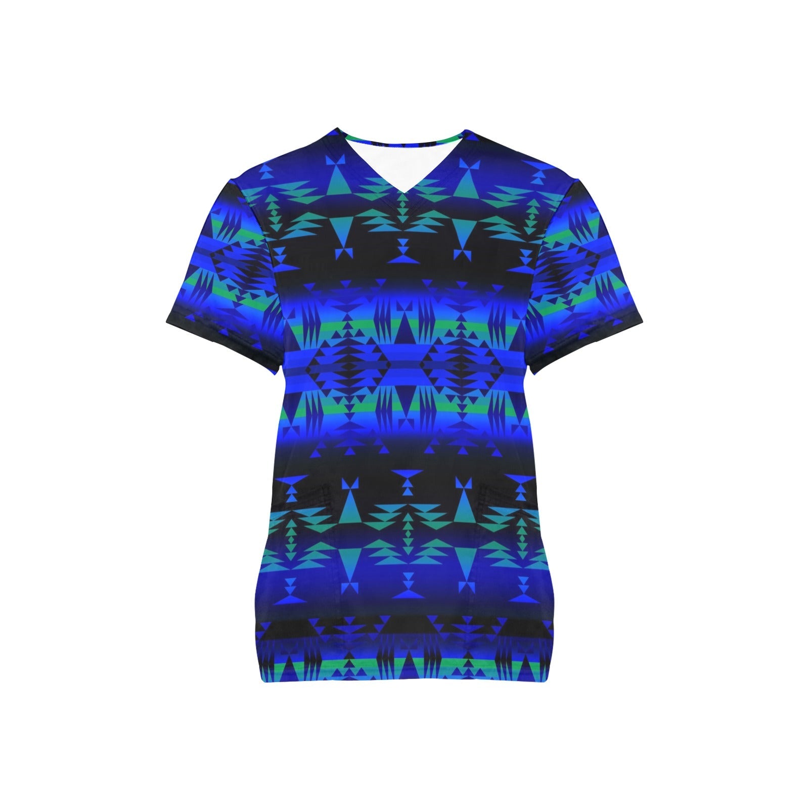 Between the Blue Ridge Mountains All Over Print Scrub Top Scrub Top e-joyer