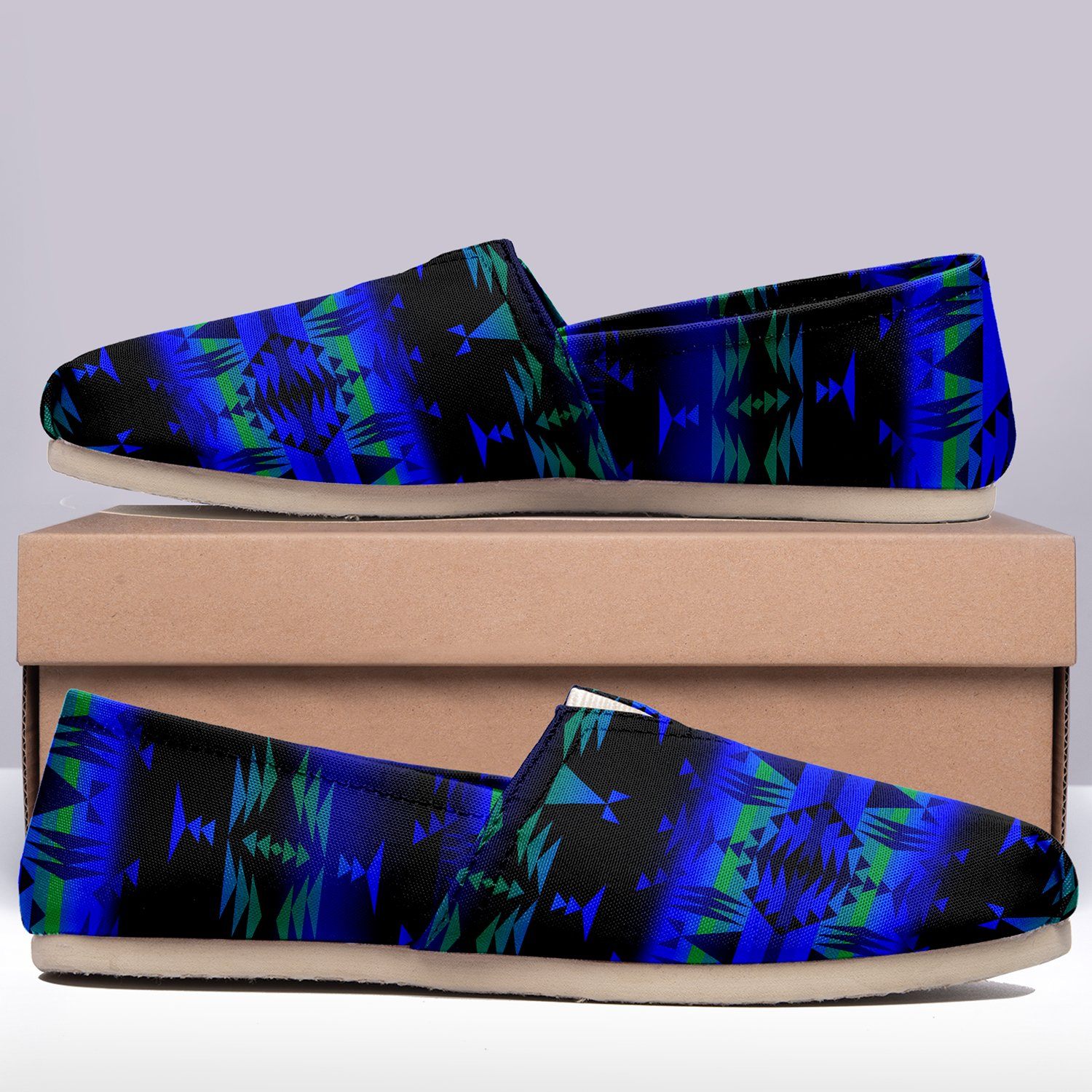 Between the Blue Ridge Mountains Casual Unisex Slip On Shoe Herman