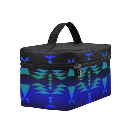Between the Blue Ridge Mountains Cosmetic Bag/Large (Model 1658) Cosmetic Bag e-joyer