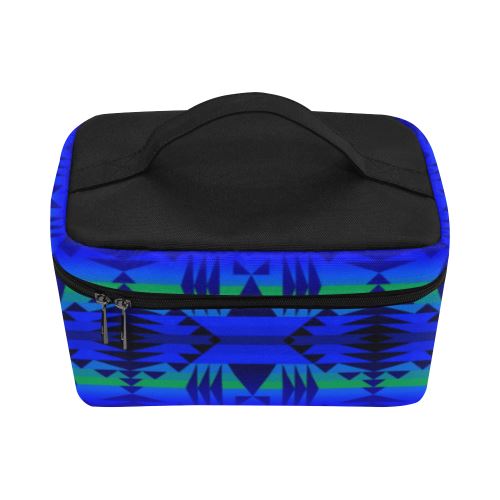 Between the Blue Ridge Mountains Cosmetic Bag/Large (Model 1658) Cosmetic Bag e-joyer