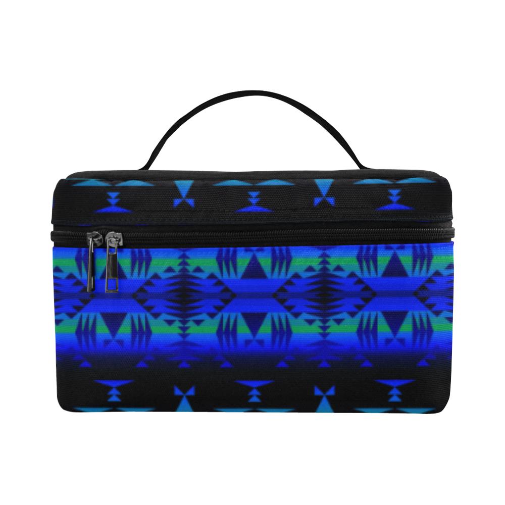 Between the Blue Ridge Mountains Cosmetic Bag/Large (Model 1658) Cosmetic Bag e-joyer