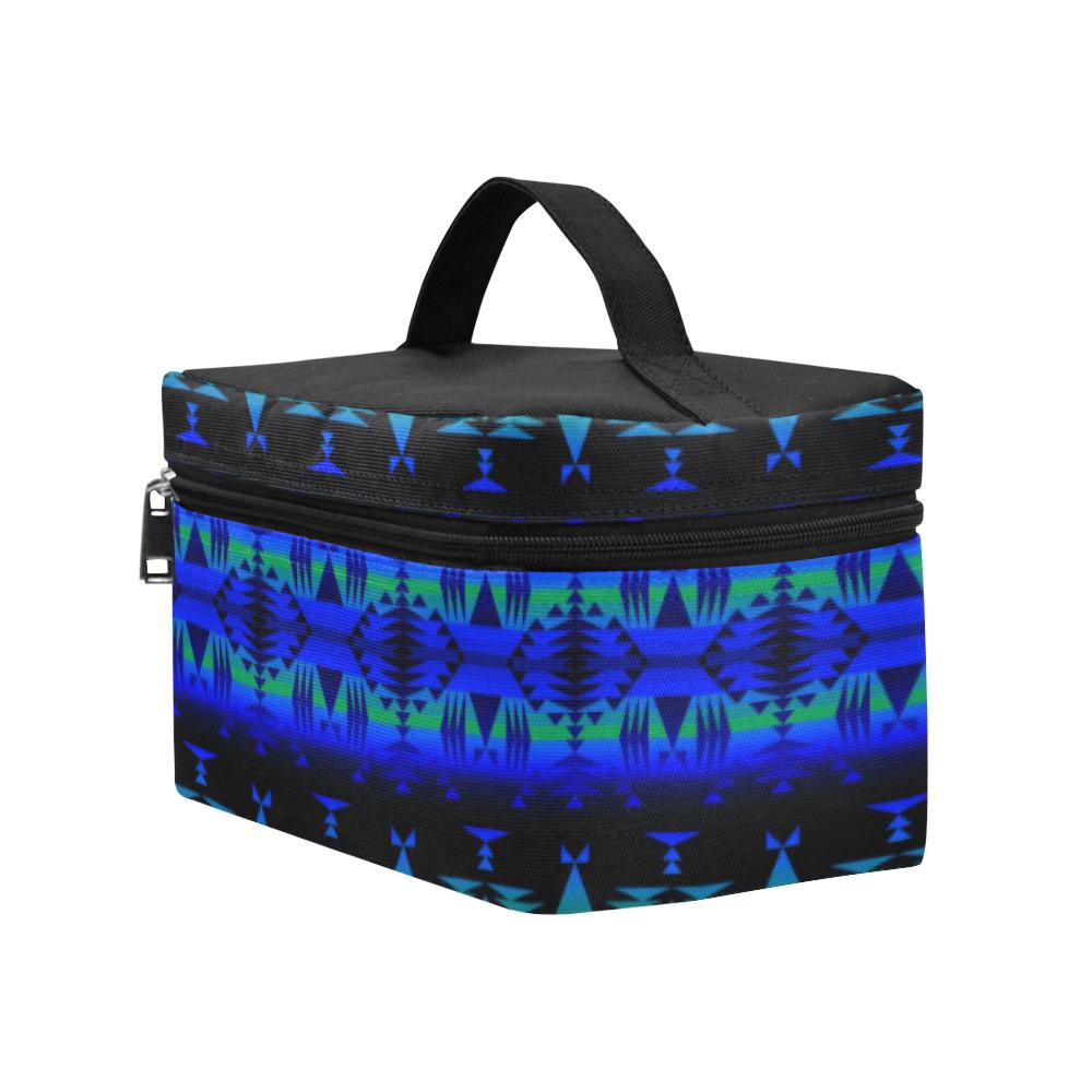 Between the Blue Ridge Mountains Cosmetic Bag/Large (Model 1658) Cosmetic Bag e-joyer