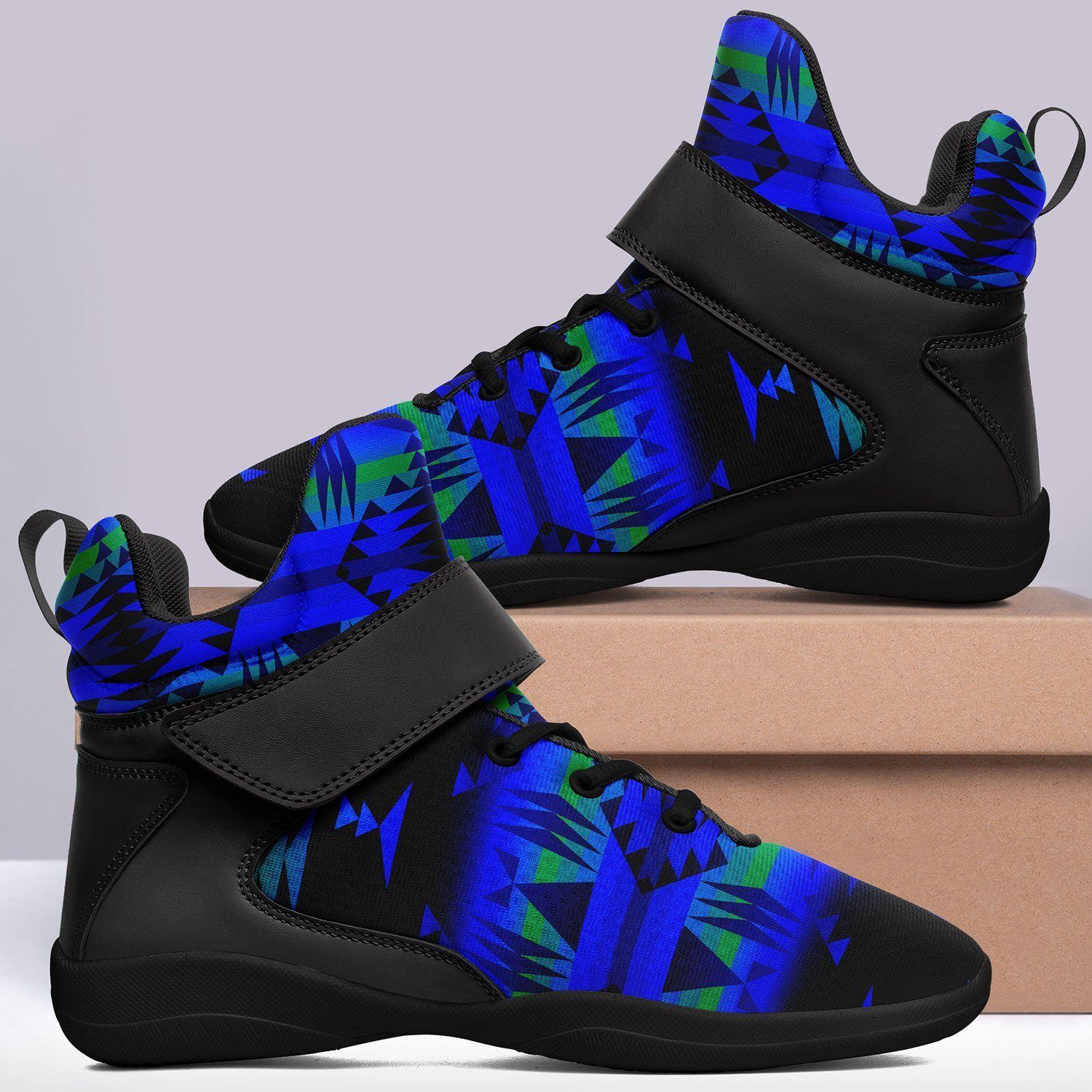 Between the Blue Ridge Mountains Ipottaa Basketball / Sport High Top Shoes - Black Sole 49 Dzine