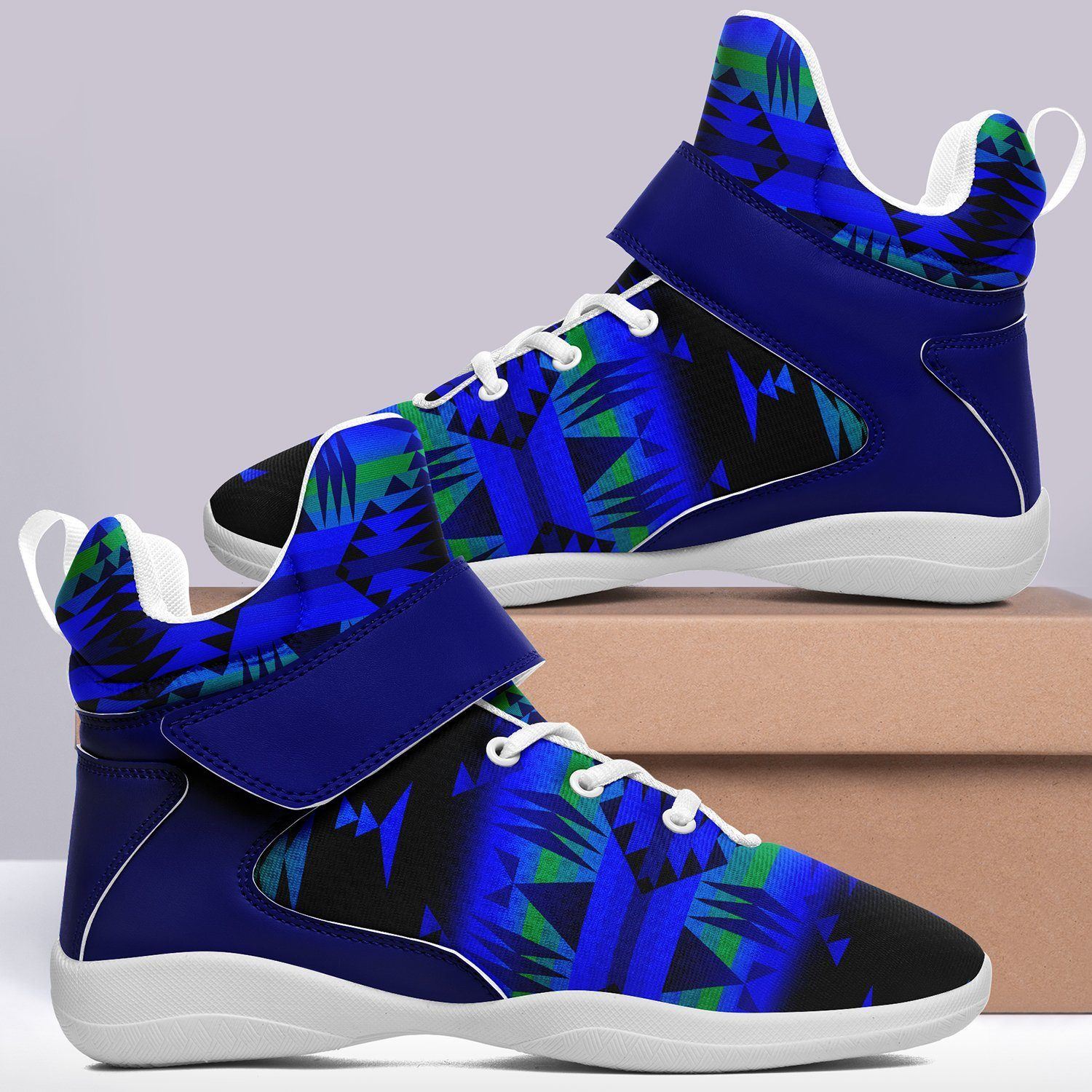 Between the Blue Ridge Mountains Ipottaa Basketball / Sport High Top Shoes - White Sole 49 Dzine
