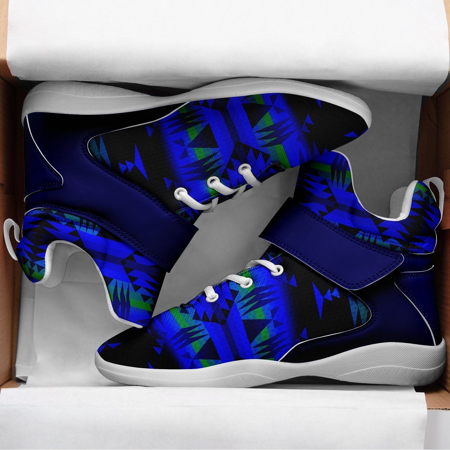 Between the Blue Ridge Mountains Ipottaa Basketball / Sport High Top Shoes - White Sole 49 Dzine