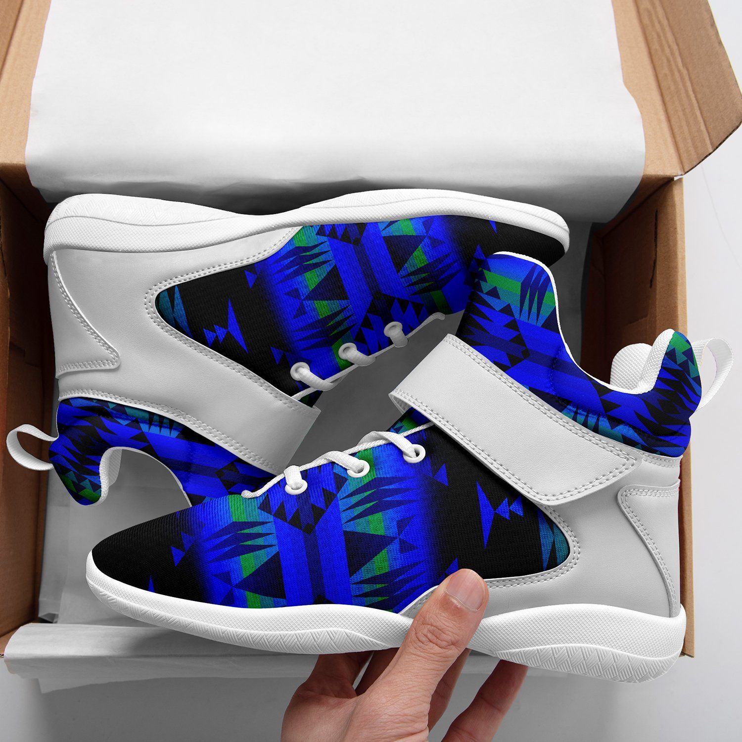 Between the Blue Ridge Mountains Ipottaa Basketball / Sport High Top Shoes - White Sole 49 Dzine