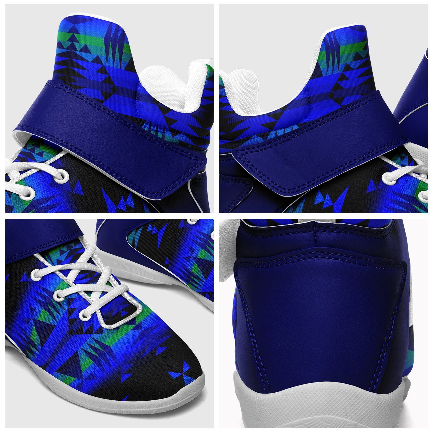 Between the Blue Ridge Mountains Ipottaa Basketball / Sport High Top Shoes - White Sole 49 Dzine