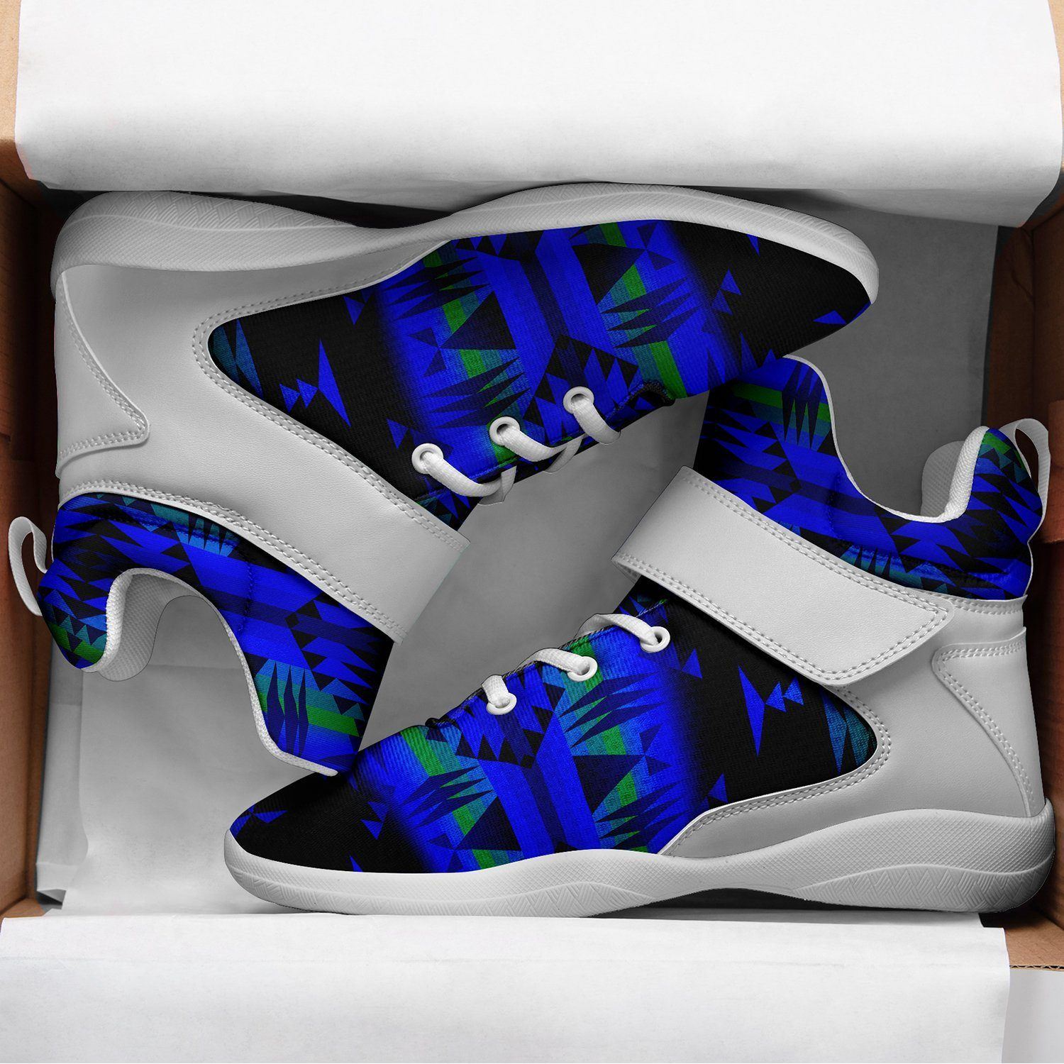 Between the Blue Ridge Mountains Ipottaa Basketball / Sport High Top Shoes - White Sole 49 Dzine