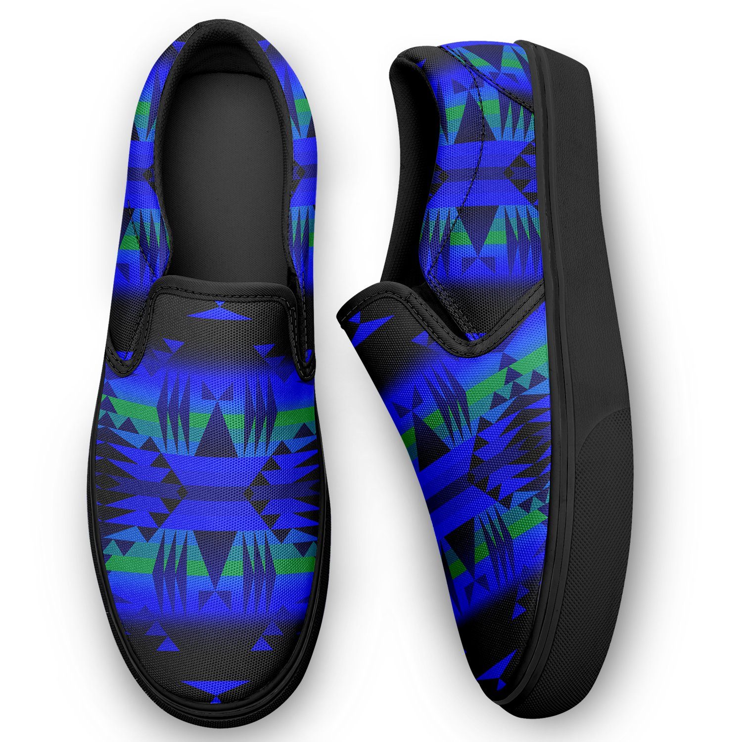 Between the Blue Ridge Mountains Otoyimm Canvas Slip On Shoes 49 Dzine