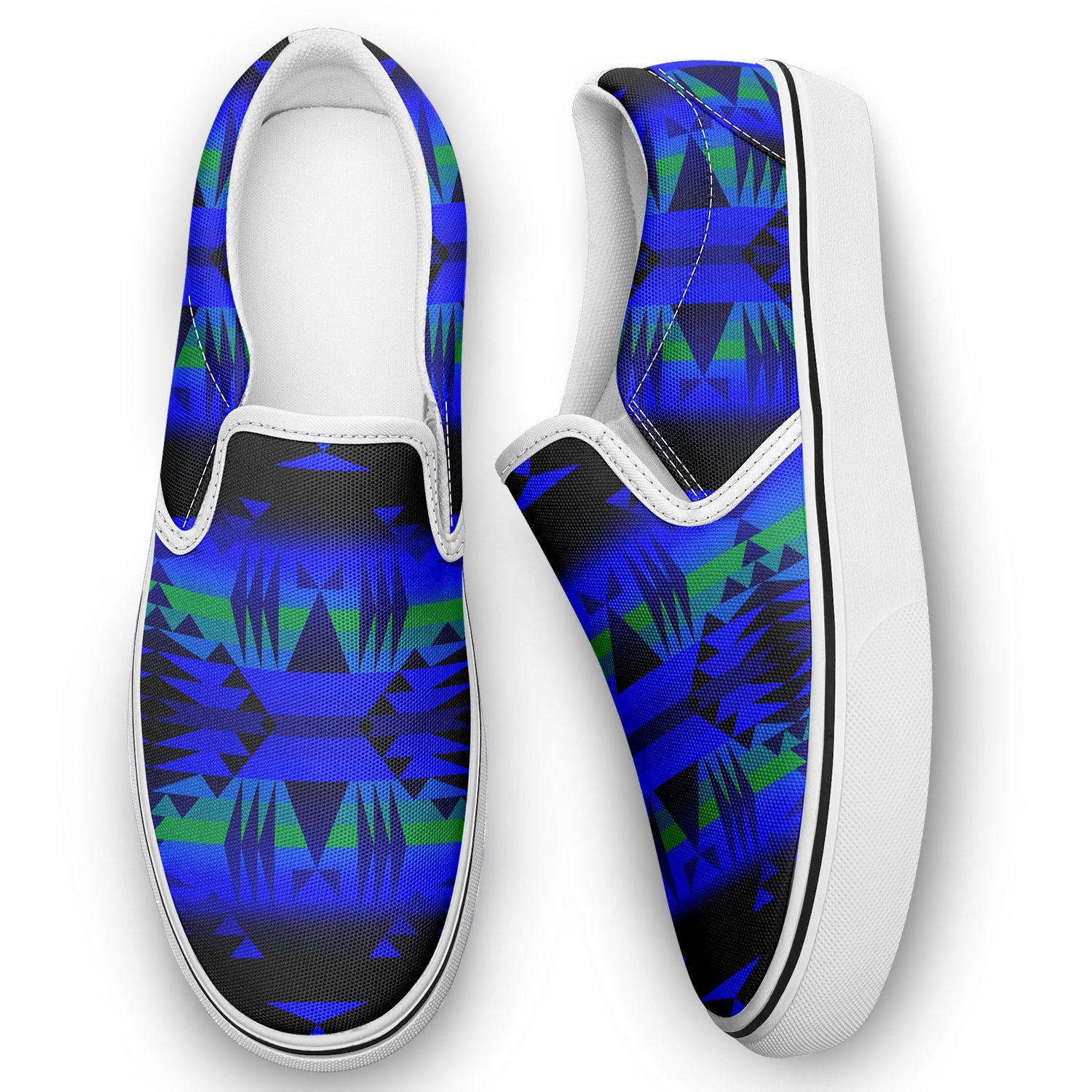 Between the Blue Ridge Mountains Otoyimm Canvas Slip On Shoes 49 Dzine