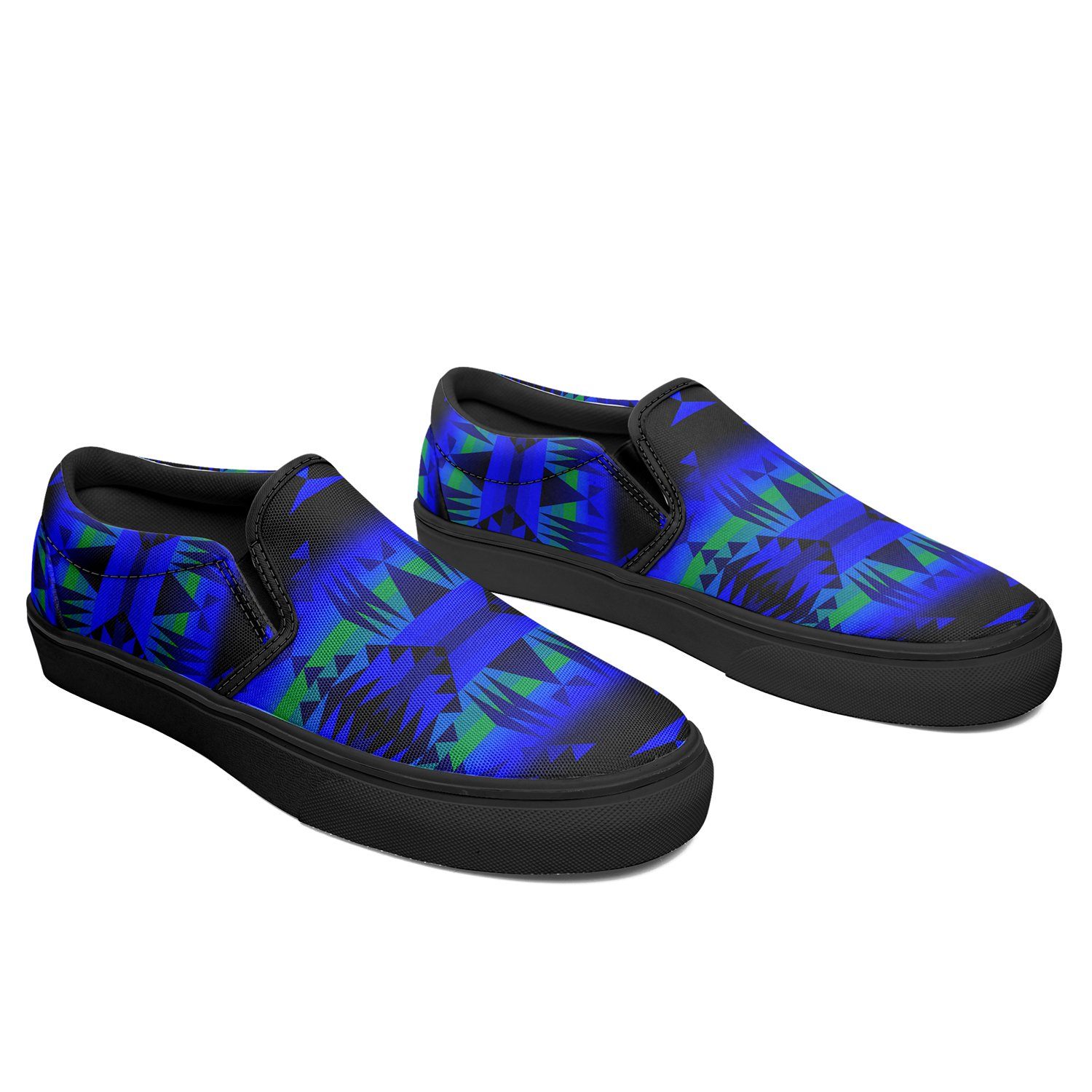 Between the Blue Ridge Mountains Otoyimm Canvas Slip On Shoes 49 Dzine