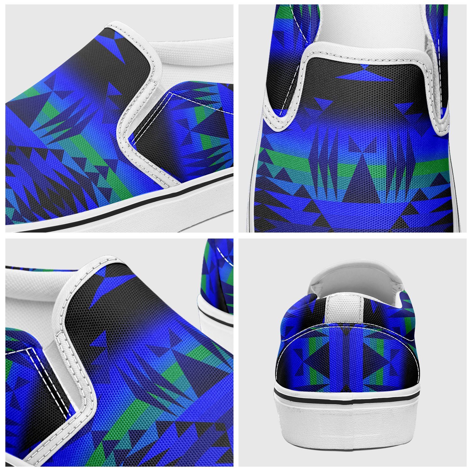 Between the Blue Ridge Mountains Otoyimm Canvas Slip On Shoes 49 Dzine