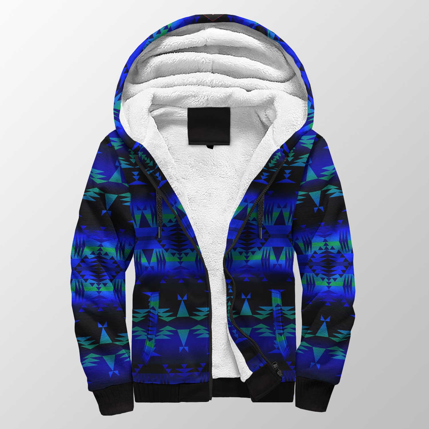 Between the Blue Ridge Mountains Sherpa Hoodie 49 Dzine