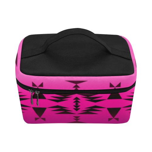 Between the Cascade Mountains Cosmetic Bag/Large (Model 1658) Cosmetic Bag e-joyer