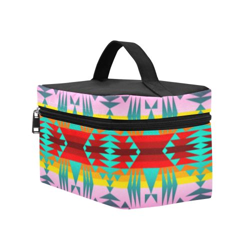 Between the Cascade Mountains Cosmetic Bag/Large (Model 1658) Cosmetic Bag e-joyer