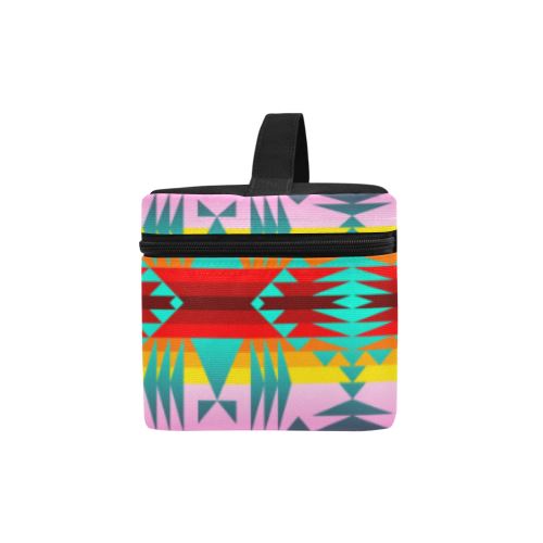 Between the Cascade Mountains Cosmetic Bag/Large (Model 1658) Cosmetic Bag e-joyer