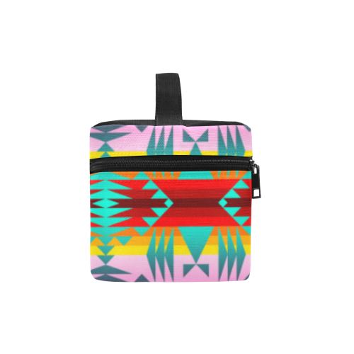 Between the Cascade Mountains Cosmetic Bag/Large (Model 1658) Cosmetic Bag e-joyer