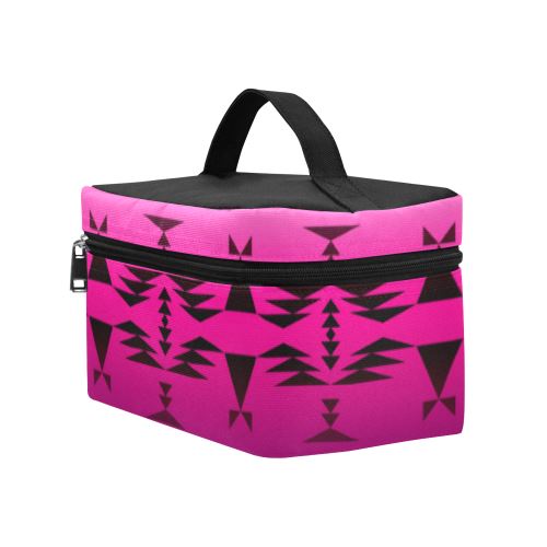 Between the Cascade Mountains Cosmetic Bag/Large (Model 1658) Cosmetic Bag e-joyer