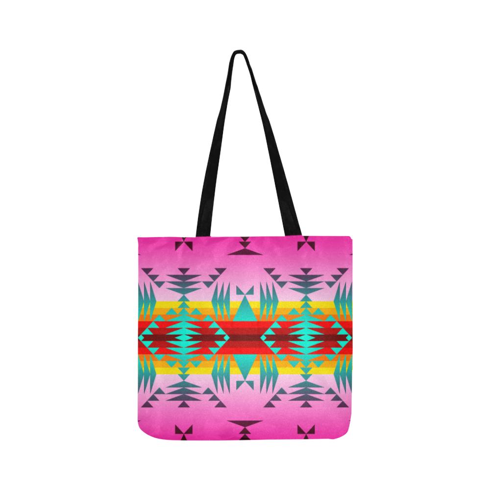 Between the Cascade Mountains Reusable Shopping Bag Model 1660 (Two sides) Shopping Tote Bag (1660) e-joyer