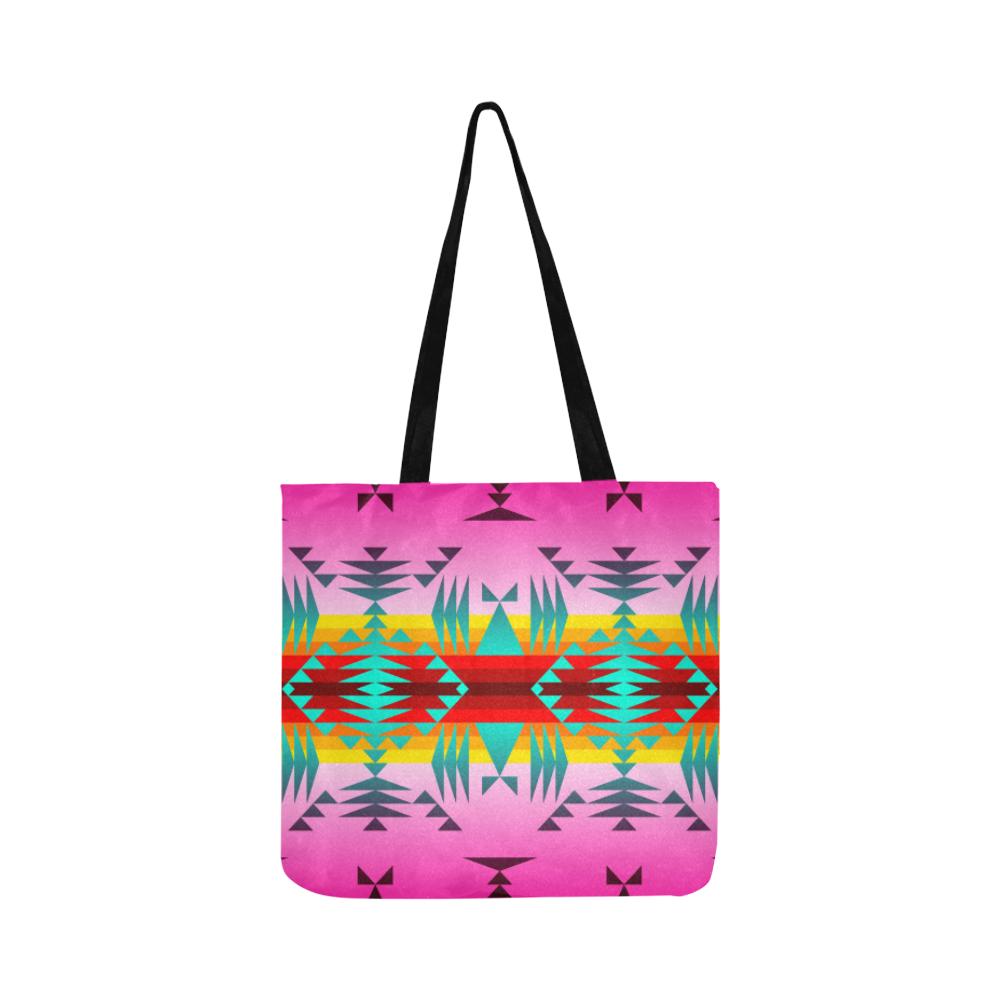 Between the Cascade Mountains Reusable Shopping Bag Model 1660 (Two sides) Shopping Tote Bag (1660) e-joyer